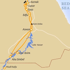 Nil- & Nassersee Tourverlauf/Reiseablauf